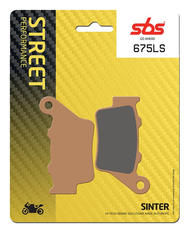 SBS 675LS SINTER PASTIGLIE FRENO POSTERIORE