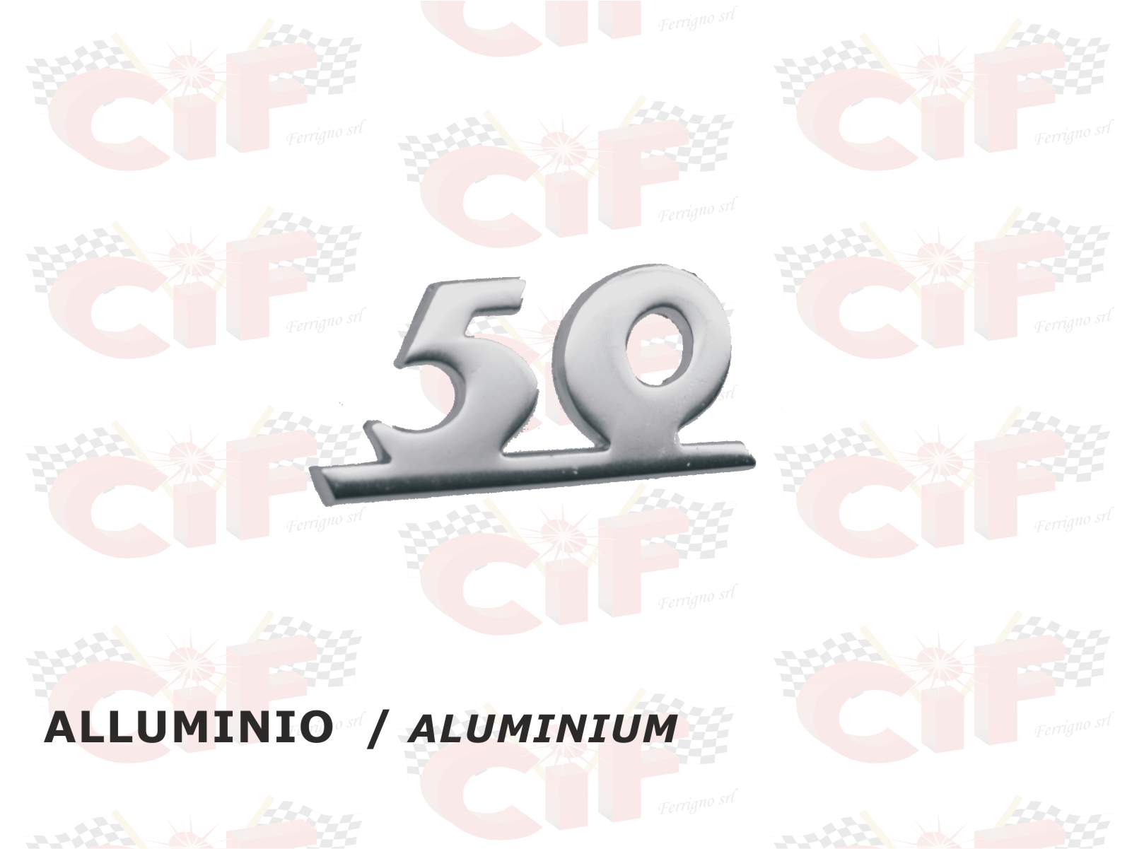 TARGHETTA 50 PER SCUDO ANTERIORE VESPA 50 SPECIAL PIAGGIO 610288M