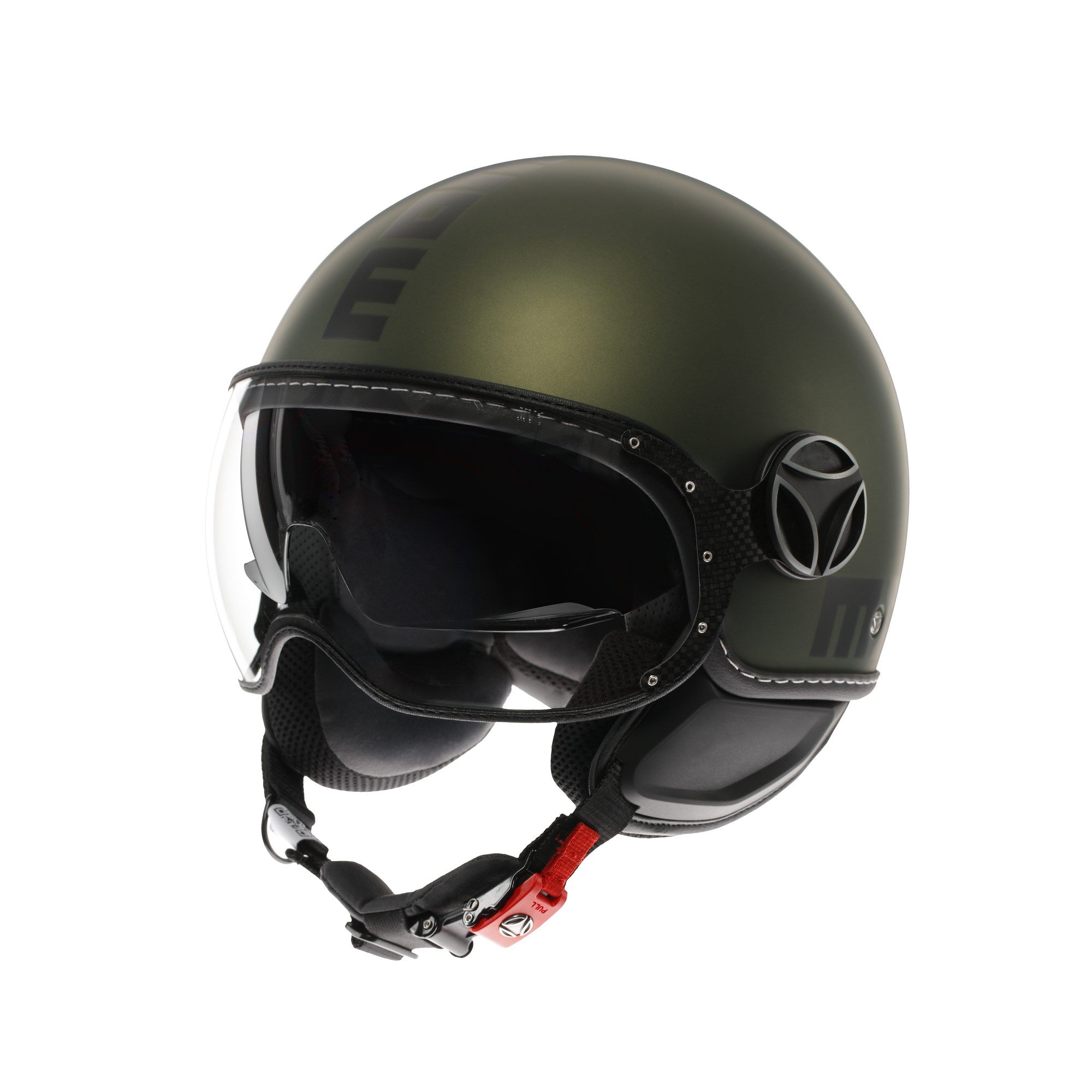 Casco MOMO DESIGN FGTR EVO E2206 Jet Mono Verde Opaco Matt GREEN/BLACK 002