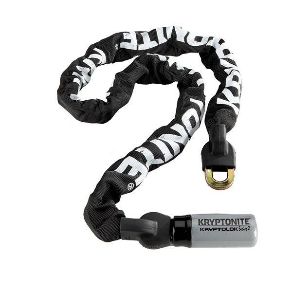 KRYPTONITE CATENA CON LUCCHETTO INTEGRATO KRYPTOLOK DA 120CM UNIVERSALE MOTO SCOOTER