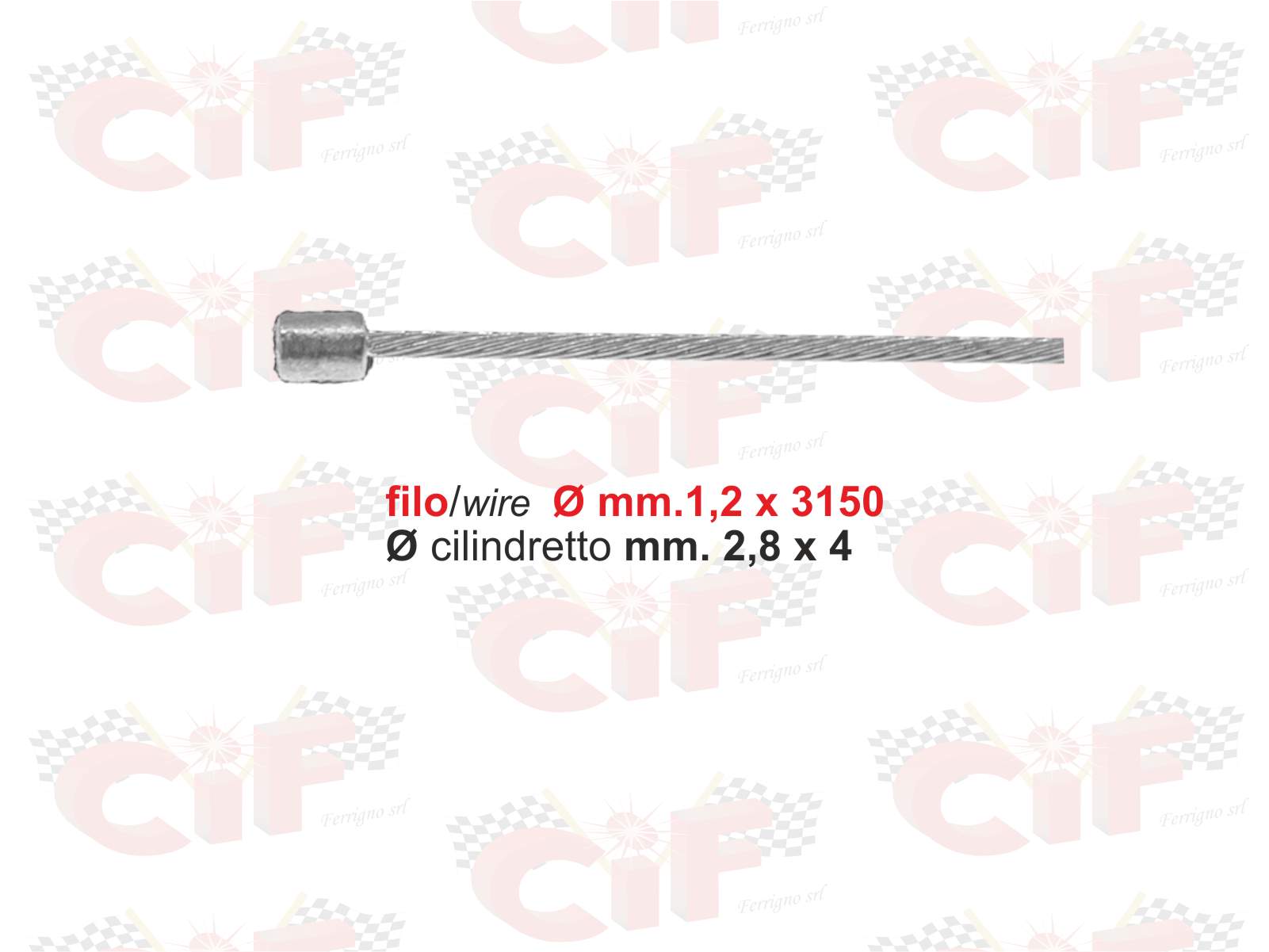 CAVO GAS INTERNO APE 50-APE MP (FILO 1,2x315)(BAR.28x4)