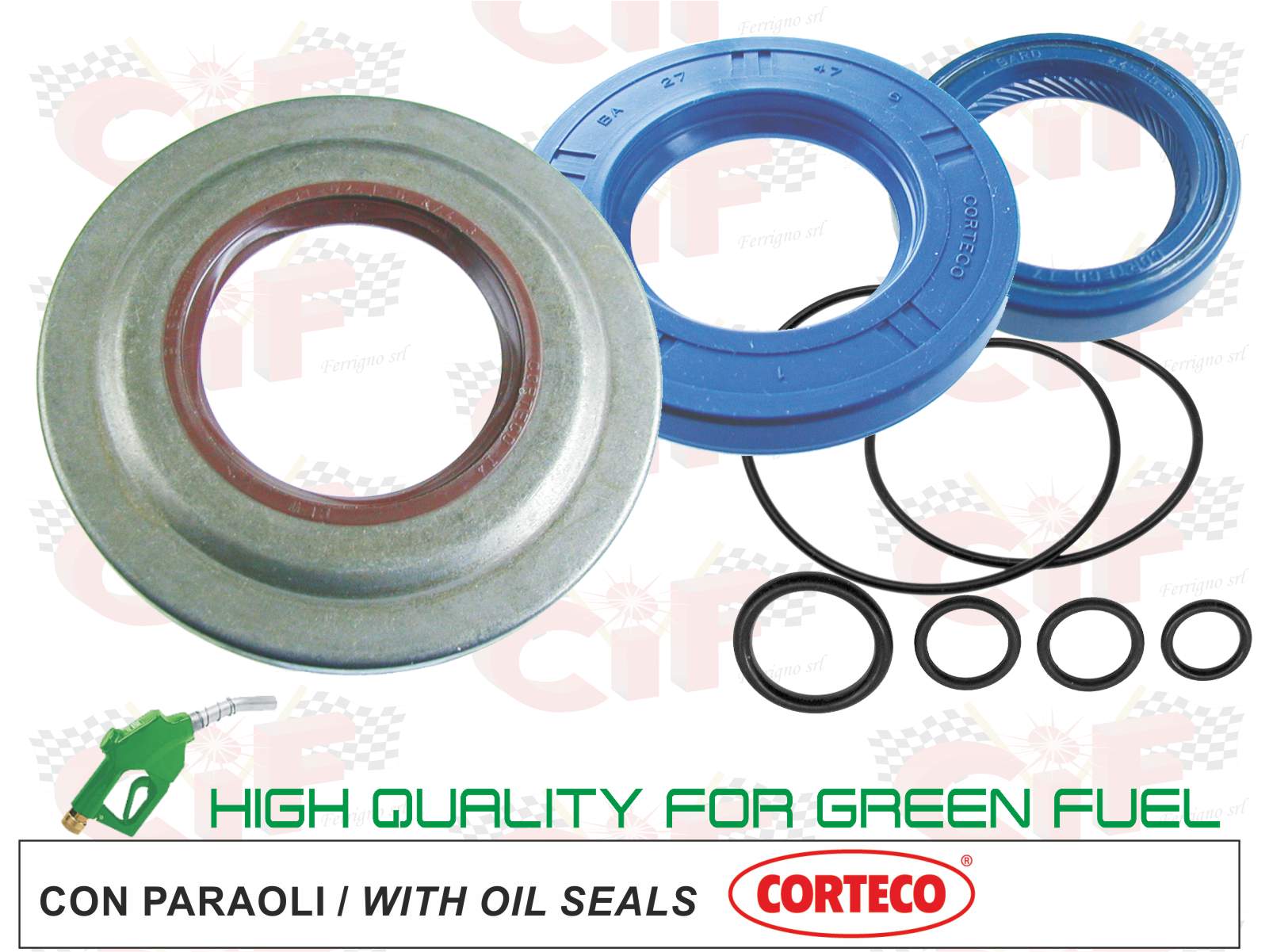 SERIE PARAOLIO MOTORE VITON VESPA PX 125-PX 150-PX ARCOBALENO