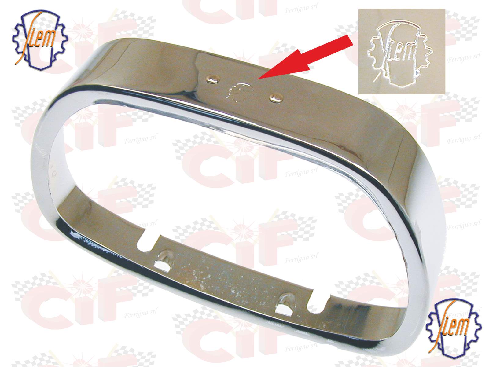 CORNICE FANALE ANTERIORE FARO SIEM VESPA GT 125 GL 150 SPRINT 180 SS SUPER SPORT