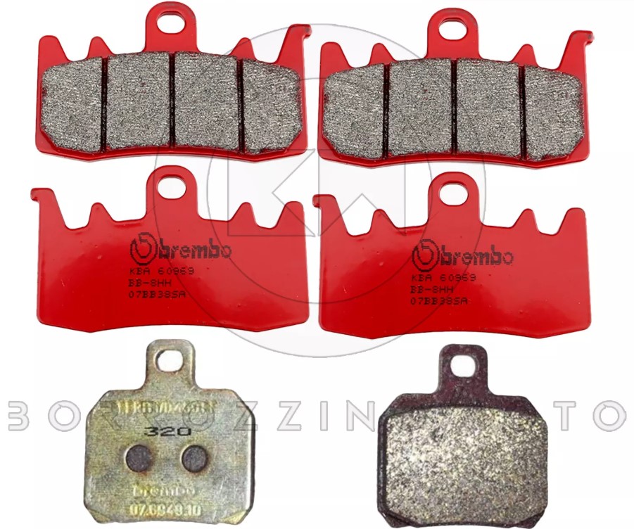 Plaquettes De Frein Avant Brembo Pour BMW R 1200 GS (2004-2012) - Métal Fritté, Puissance Constante - Homologuées Route - Paire De 2