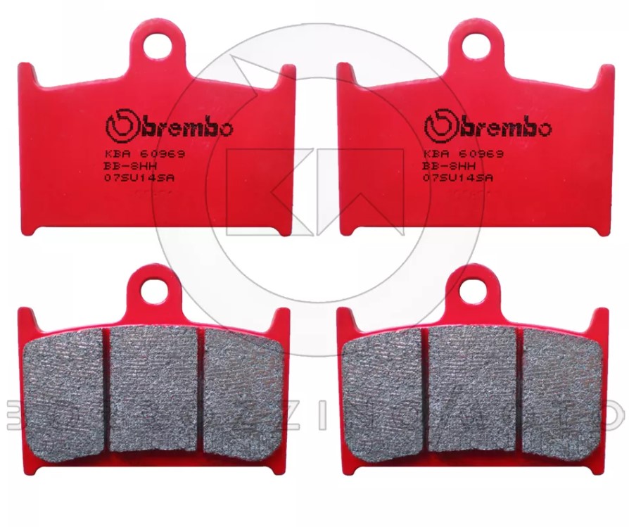 4 PASTIGLIE FRENO ANTERIORI BREMBO SINTER 07SU14SA TRIUMPH SPEED TRIPLE 955 