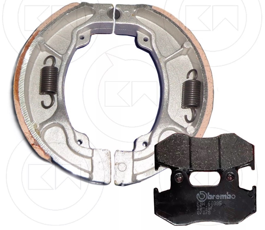 PASTICCHE FRENO BREMBO ANTERIORI GANASCE POSTERIORI HONDA SH 125-150 2001/2008