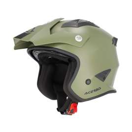 Casco Acerbis Jet Aria 2206 Verde Militare Opaco Moto Scooter