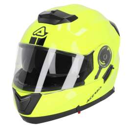 CASCO MOTO MODULARE ACERBIS SEREL 2206 GIALLO FLUO LUCIDO OMOLOGAZIONE ECE 22.06