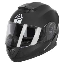 CASCO MOTO MODULARE ACERBIS SEREL 2206 NERO OPACO OMOLOGAZIONE ECE 22.06