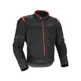 ACERBIS GIACCA MOTO STRADALE CE RAMSEY VENTED 2.0 NERO/ROSSO ESTIVA VENTILATA
