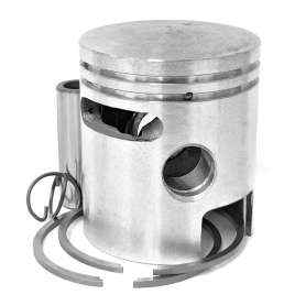 PISTONE COMPLETO 5 TRAVASI Ø 43 SPINOTTO 12 PIAGGIO CIAO BOXER BRAVO SI 50cc