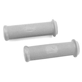 COPPIA MANOPOLE MANUBRIO GRIGIO D.24mm ARIETE VESPA 50 R-L SPECIAL-90-125 VNB