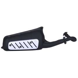 MARMITTA SITO PLUS 0261 VERNICIATA NERA OMOLOGATA PIAGGIO FREE 50 2T 1992 - 1994