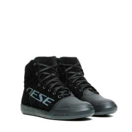 Dainese York D-WP Shoes Black/Antrhracite Scarpe Moto Uomo Sneakers Omologate Impermeabili