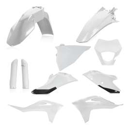 ACERBIS KIT CARENE PLASTICHE PER GAS GAS BIANCO/NERO GAS GAS EC 250 2021 2022 2023 0024633.237
