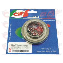 SERIE CALOTTA STERZO INFERIORE COMPLETA APE MP - MPA - MPV - CAR RIF. PIAGGIO 153508