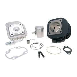 Polini 166.0076/R Kit Gruppo Termico Racing 70cc D.47 Minarelli Orizzontale Aria Aprilia Scarabeo 50 MALAGUTI F10 F12