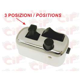 COMMUTATORE LUCI DEVIOLUCI VESPA 90-PRIMAVERA 125 -GTR-TS-SUPER-SPRINT 150 -RALLY 180 RIF. 092041