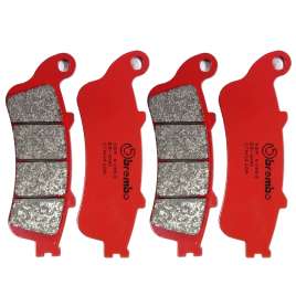 4 PASTIGLIE FRENO ANTERIORI BREMBO SA SINTERIZZATE HONDA VFR 800 V-TEC-ABS 