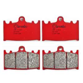 KIT 4 PASTIGLIE FRENO ANTERIORE BREMBO 07KA13SA SUZUKI GSR 600 SV 1000 GSX-R 600 750