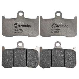 KIT 4 PASTIGLIE FRENO ANTERIORE BREMBO 07KA23RC TRIUMPH STREET TRIPLE DAYTONA 675 TIGER 850 1050 SPORT