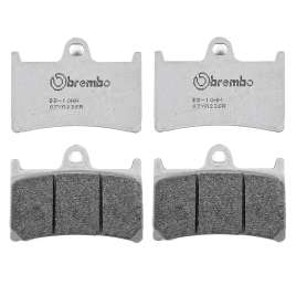 KIT 4 PASTIGLIE FRENO ANTERIORE BREMBO 07YA23SR YAMAHA R6 R1 MT07 MT09 FZ6 FAZER 600 TMAX