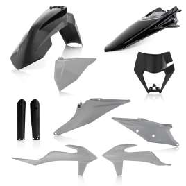 ACERBIS KIT CARENE PLASTICHE PER KTM NERO/GRIGIO KTM EXC 150 TPI 2020 2021 2022 2023 0024054.319
