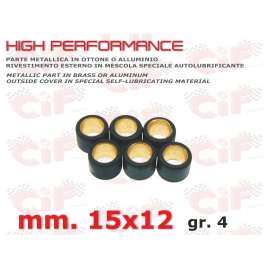 KIT RULLI GR.4 (15x12) (N.6 PZ.) MOTORI MINARELLI-YAMAHA
