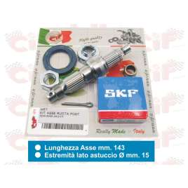 KIT ASSE RUOTA POSTERIORE COMPLETO PIAGGIO HEXAGON 125-150 SFERA 125 RST SKIPPER 125 -150 VESPA ET4