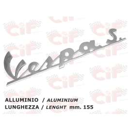 TARGHETTA VESPA S TRAFORATA PER SCUDO ANTERIORE PIAGGIO 090556