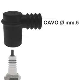 PIPETTA CAPPUCCIO CANDELA PIAGGIO CIAO SI BRAVO BOXER 50 - FREE LIBERTY NRG TYPHOON ZIP 50