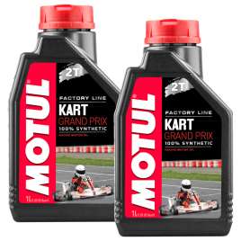 Kit 2Lt Olio Motul Kart Grand Prix 2T Olio 100% Sintetico API TC Racing FIA - CIK