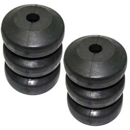COPPIA TAMPONE AMMORTIZZATORE POSTERIORE APE MP 601 600 P 501 550 CAR PIAGGIO