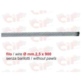 CAVO INTERNO FRENO POSTERIORE (S/BARILOTTI)(FILO D.2,5x0,90)