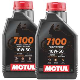 MOTUL 7100 10w50 100% SINTETICO 2LT OLIO MOTORE 4T JASO MA2 API SN MOTO