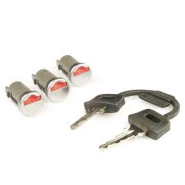 SERIE COMPLETA SERRATURE ZADI VESPA PX125E - PX150E - P200E (Serie Arcobaleno - 3 serrature, 2 chiavi) - ZIP FREE TYPHOON