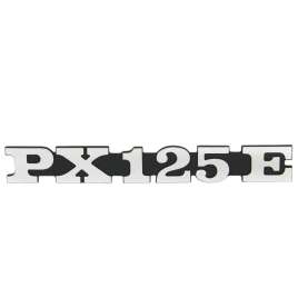 TARGHETTA "PX 125 E" PER COFANO SCOCCA LATERALE PIAGGIO VESPA PX 125 E