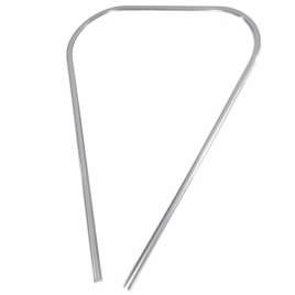 BORDO SCUDO IN PLASTICA MERAL CROMATO VESPA 50 SPECIAL L R N - 125 ET3 PRIMAVERA - PX 125 150 200