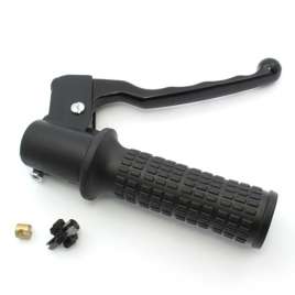 COMANDO GAS DOMINO 1242.03 MANOPOLA CHIUSA MONOCAVO LEVA ALLUMINIO PIAGGIO CIAO/SI/GILERA TREND