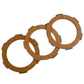 SERIE 3 DISCHI FRIZIONE IN SUGHERO VESPA 50 125 FL - FL2 - RUSH - HP - N (3 marce) - PIAGGIO APE 50 L2