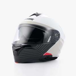 Casco Moto Modulare Blauer NOAH Bianco Grigio Lucido Omologato P/J ECE2206