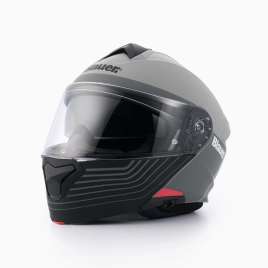 Casco Moto Modulare Blauer NOAH Cool Grigio Titanio Opaco Omologato P/J ECE2206