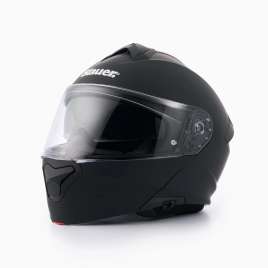 Casco Moto Modulare Blauer NOAH MONO Nero Opaco Omologato P/J ECE2206