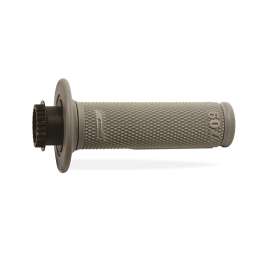 Coppia Manopole PROGRIP MX Moto Cross Enduro Off-Road 709-108 Con Sistema Lock-on Grigio Chiuse