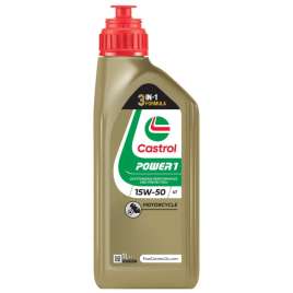 1Lt OLIO MOTORE CASTROL POWER 1 15W50 - SEMI SINTETICO