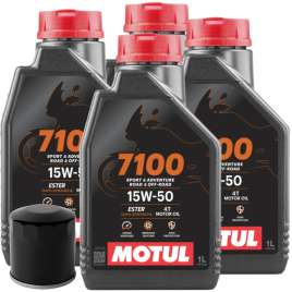 TAGLIANDO 4L OLIO MOTUL 7100 15w50 + FILTRO BMW R 1150 GS ADVENTURE 2003