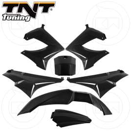 KIT CARENE 7 PEZZI VERSIONE ORIGINALE NERO DERBI SENDA 50 R DRD/Racer 2002-2003 / R X-TREME 04-12 / SM 2000-05 / SM X RACE 06-10 / SM X TREME 02-09
