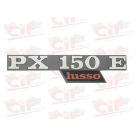TARGHETTA PX 150 E LUSSO PER COFANO LATERALE VESPA PX150E LUSSO