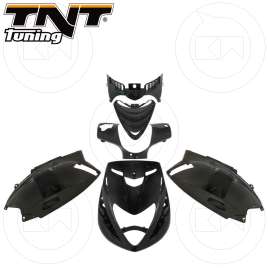 KIT CARENE 6 PEZZI VERSIONE ORIGINALE NERO METAL PIAGGIO ZIP 50 2T LC SP 2001-2014