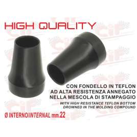 COPPIA PIEDINI CAVALLETTO TEFLON VESPA PK XL 50 FL RUSH N HP PX PE ARCOBALENO